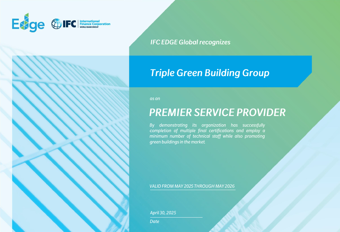 Triple Green Building Group Recognized as EDGE Preferred Provider